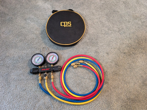 🚨 CPS Workingman's Choice Pro Set Manifold, Hoses, Gauges & Soft Case MT2H7P5
