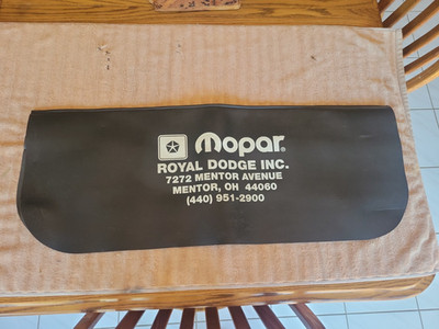 RARE VTG MOPAR DODGE DEALERSHIP ACCESSORY FENDER COVER