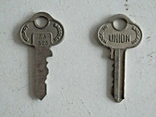 FA series Classic Car Keys genuine Wilmot Breeden Union Clover Leaf Bow head NOS