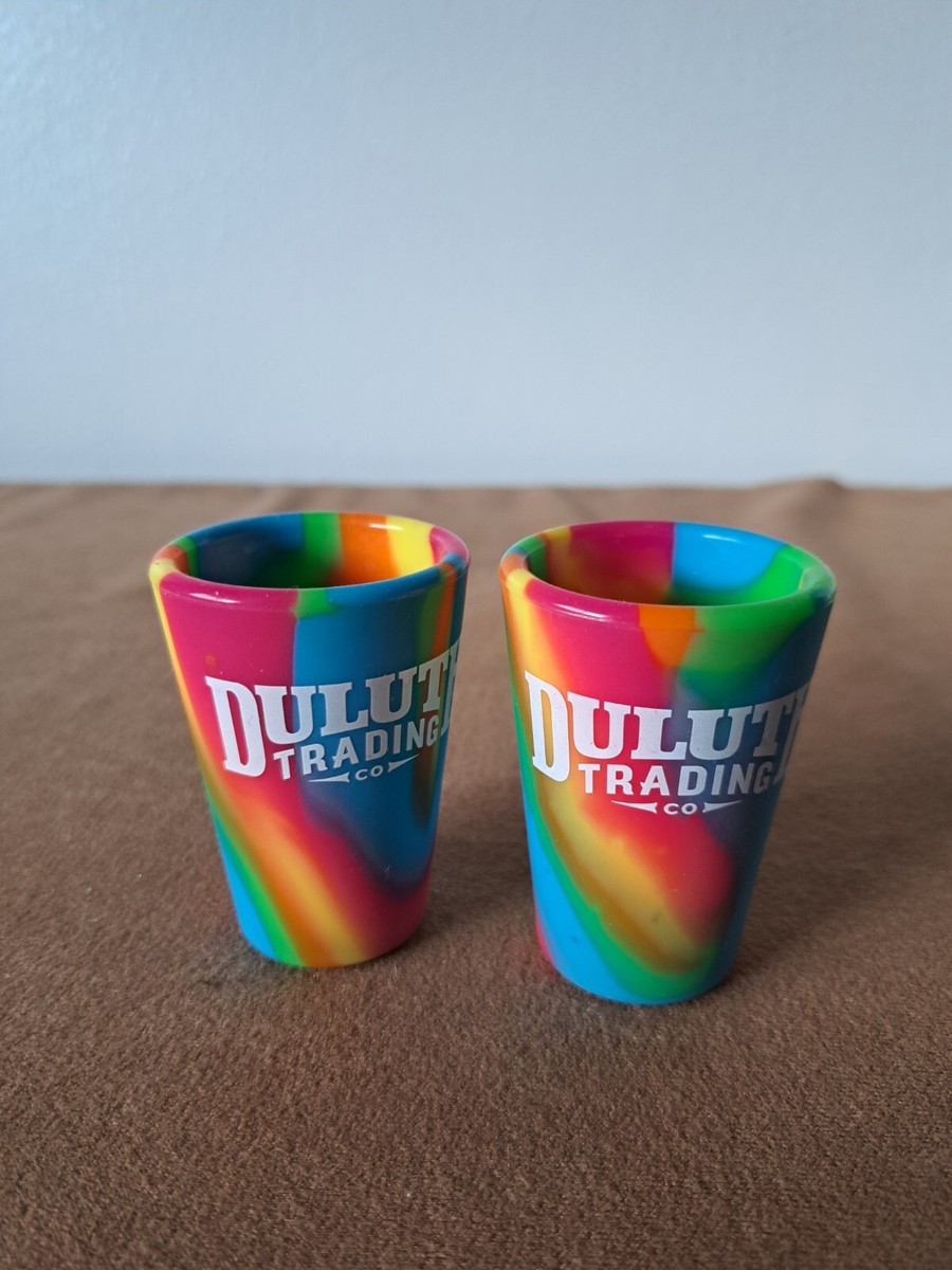 Duluth Trading Company Tie Dye Shot Glasses Silicone