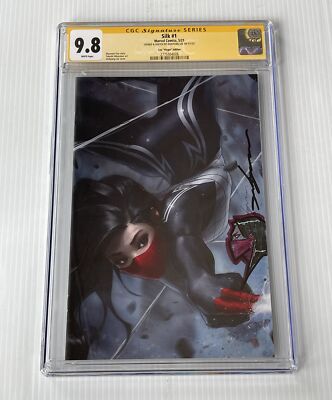 Jeehyung Lee Signed Autographed Sketch Silk #1 1:100  Marvel Comics CGC 9.8