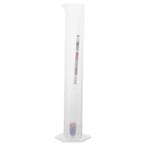 Alcohol Tester Triple Scale Hydrometer With Cylinder For Brewing Beer Wine