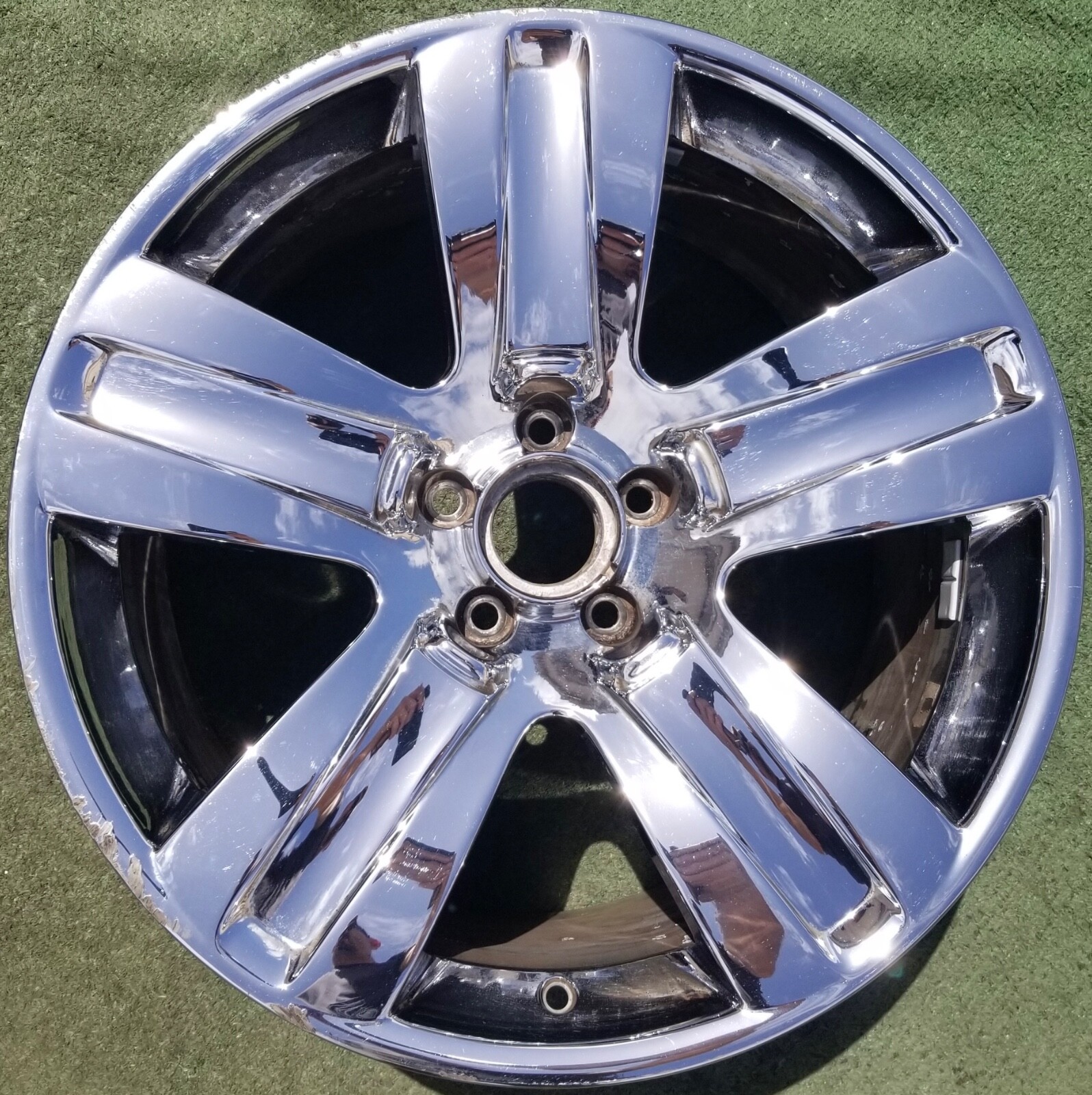 Factory Bentley Continental Chrome Wheel OEM 19 in Flying Spur 3W0601025AC