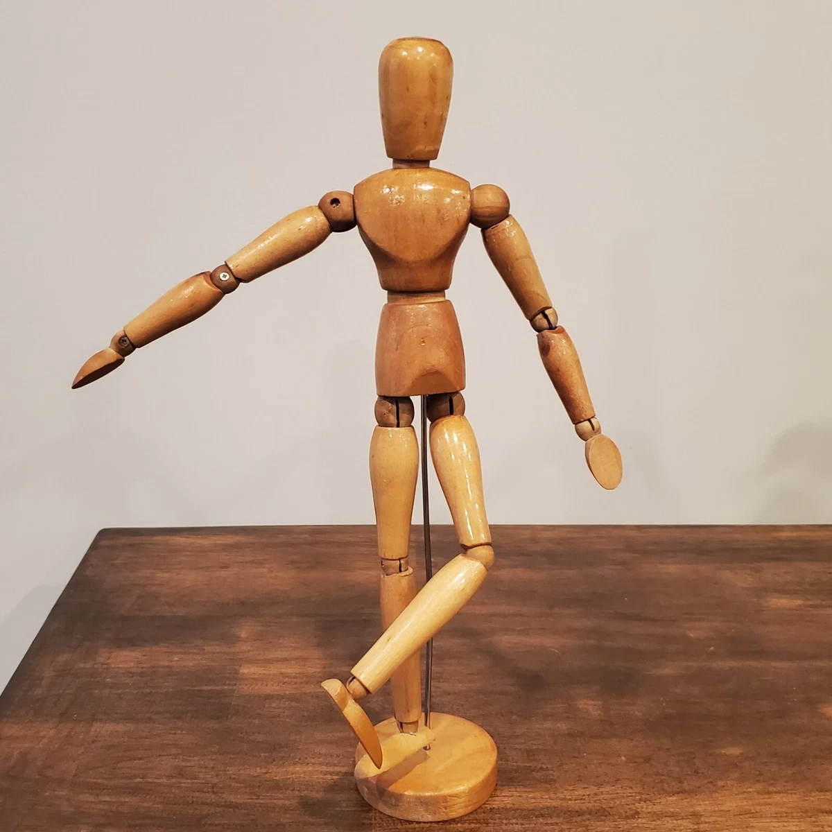 Wooden Mannequin 13 Poseable Artist Drawing Wood Body Art Figure Decor