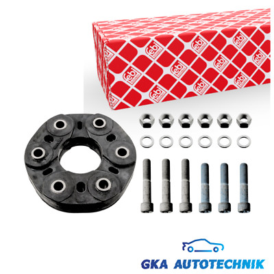 FEBI Hardyscheibe vorne + hinten für MERCEDES CLS C219 E-KLASSE W211 SLK R171