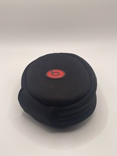 BEATS Case Black Zippered Soft Padded ONLY Red Logo White Inside w/pocket