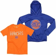 Outerstuff NBA Youth New York Knicks Team Color Logo Performance Combo Set