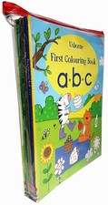 Usborne Collection First Colouring 10 Books Set Children Activity Pack Brand NEW