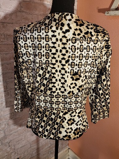 Ruby Rd. Jacket Leopard Cheetah Big Cat Animal  S… - image 4