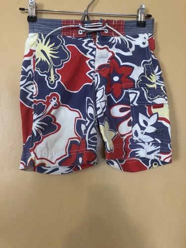 Gap Kids Boys Sizeb Xsmall Swimming Trunks Multicolor Elastic Drawstring - Picture 4 of 12