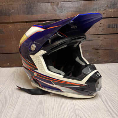 6D HELMETS 6D ATR-1 Helm schwarz orange blau B-WARE SALE Gr: L Sonderpreis