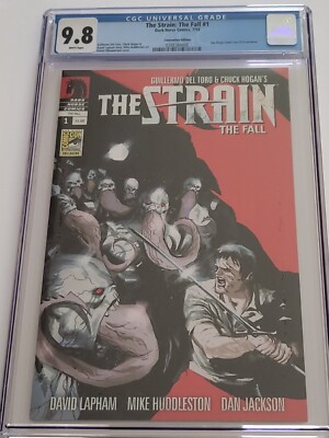 The Strain: The Fall #1 2013 CGC 9.8 WP SDCC 2013 Exclusive Guillermo Del Toro