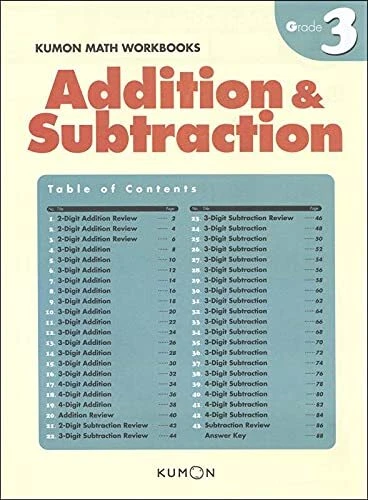 Grade 3 Addition & Subtraction by KUMON PUBLISHING Paperback Book NEW AU - Picture 3 of 11