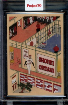 2021 Topps Project 70 Card #765 Shohei Ohtani Oldmanalan Artist