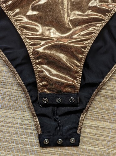 Body donna Just Cavalli rivestito oro elasticizzato taglia 50IT/18UK - Made in Italy - Foto 7 di 13