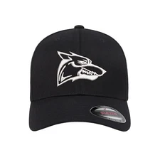 Ford Coyote Logo Embroidered Flexfit Hat Flat and Curved