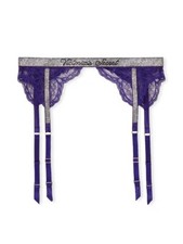 Victoria Secret Logo Shine Strap Garter Belt Size M/L New With Tag 49.50