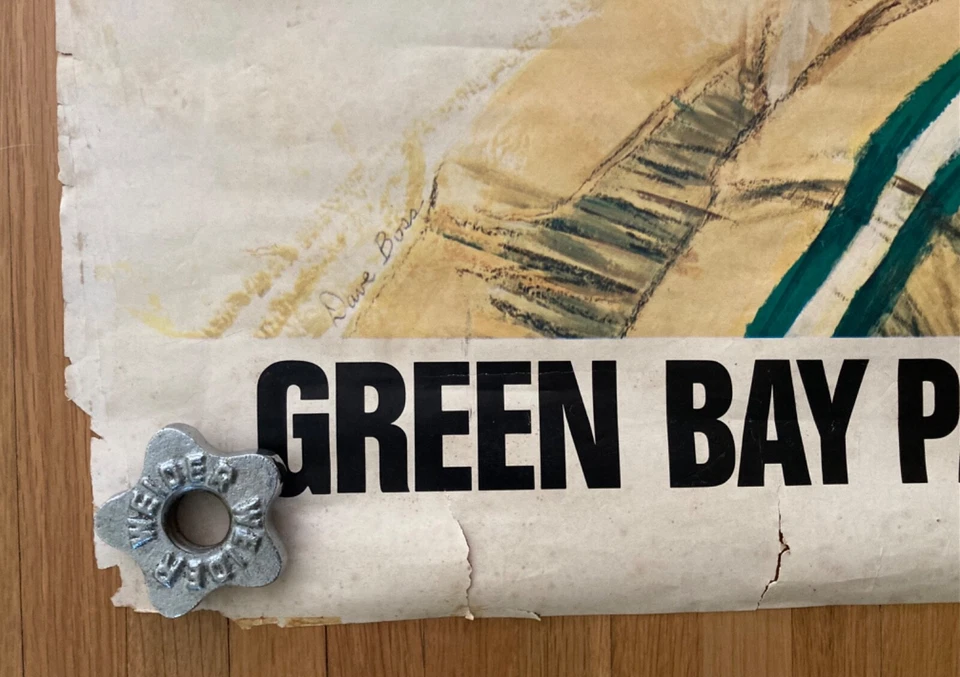 Póster vintage del equipo de la NFL de los Green Bay Packers Foto 2 de 4