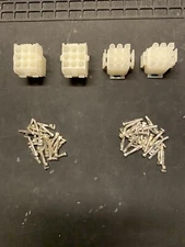 9 Pin Molex Connector Kit, 2 Sets, 14-20 AWG .084 Pins Arcade Pinball