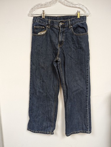 Faded Glory Husky verstellbare Taille blaue Jeans Größe 12H