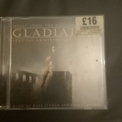 Gladiator,special anniversary edition,film soundtrack ,2 discs,hans zimmer
