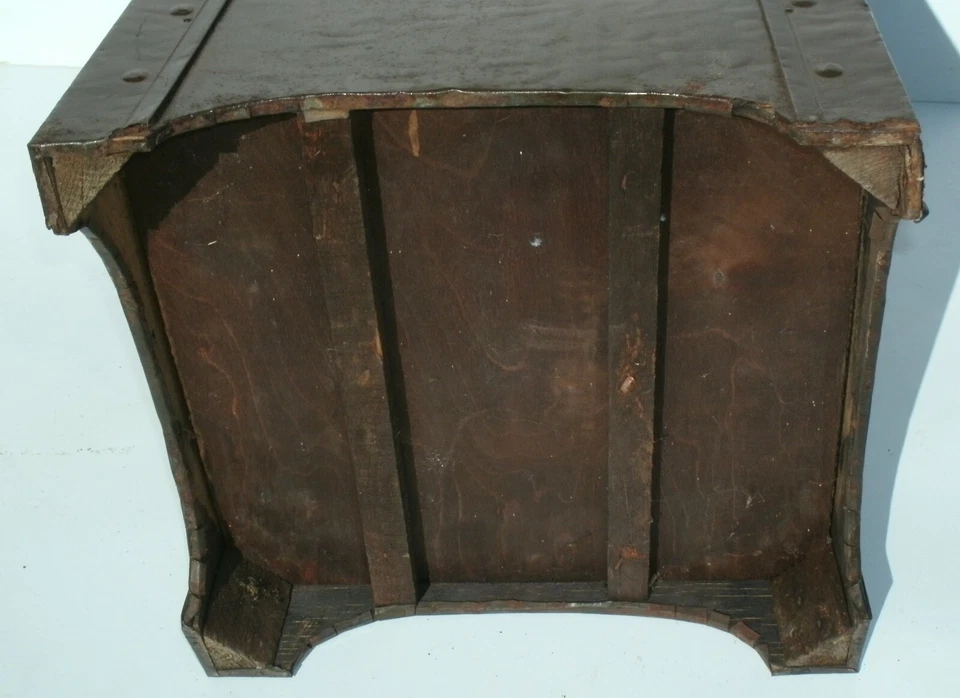 Cubo de carbón chimenea artesanal vintage años 1910 Foto 4 de 4