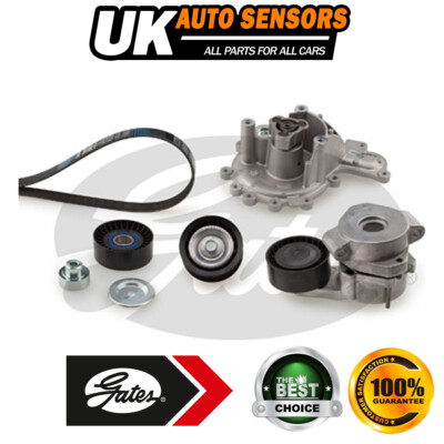 Fits Boxer Transit Relay Alternator Drive Belt Kit + Water Pump Gates