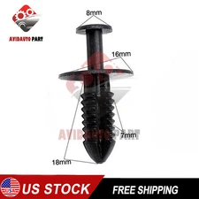 Set of 100 Front Fender Liner Retainer Clips Fit For Mercedes Benz 1249900492-·