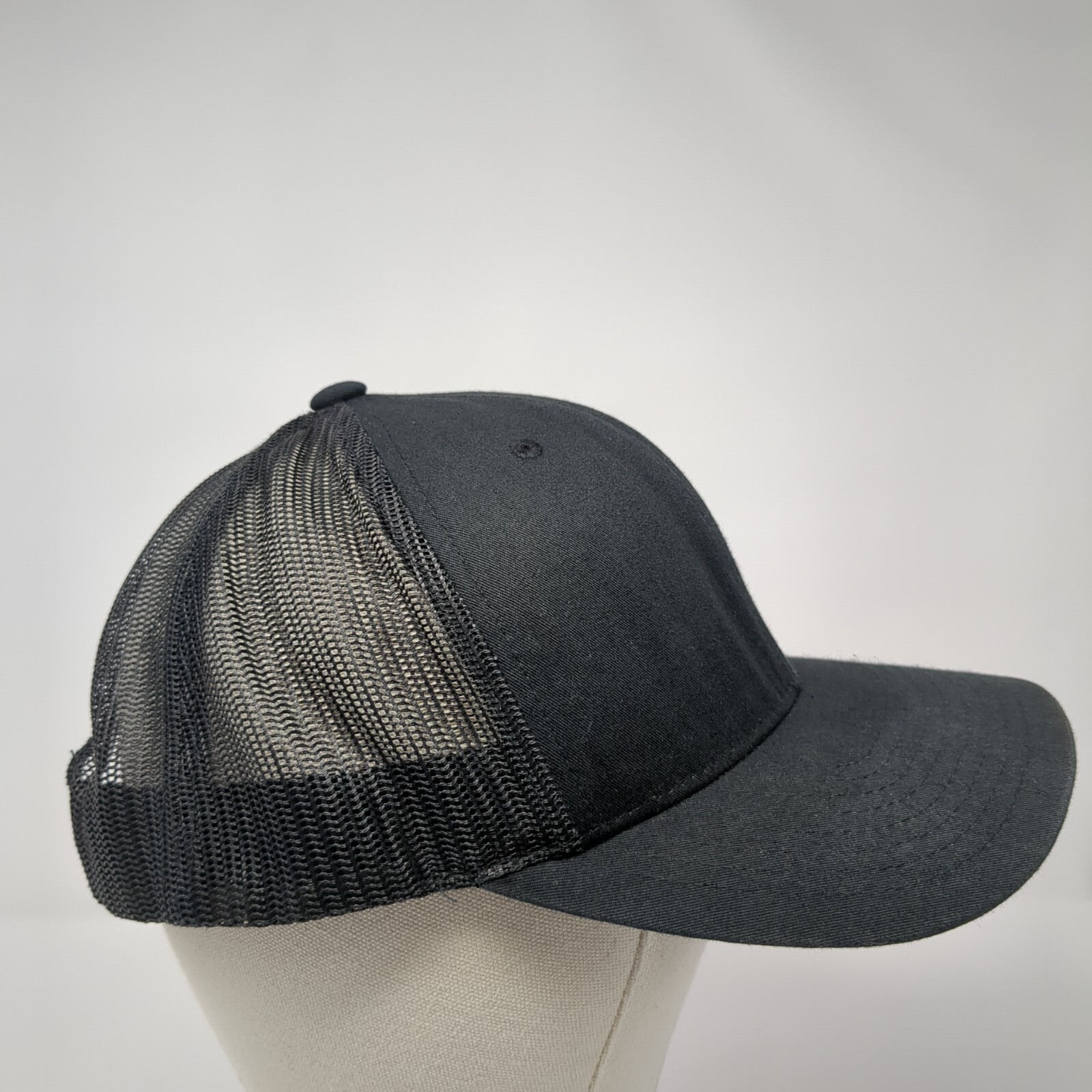 JCA Underground Snapback Trucker Hat Black One Si… - image 4