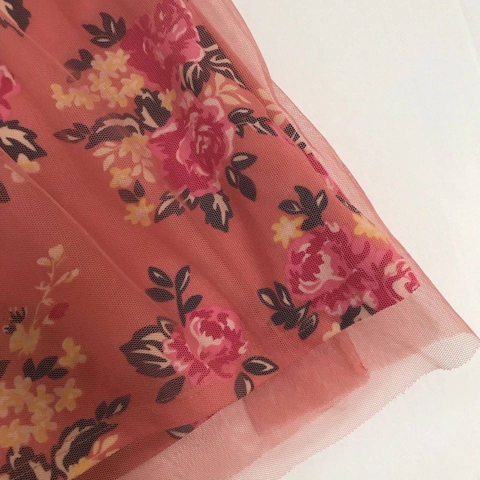 Beautees Girls Skirt XL Tulle Floral Tutu Balletcore Cottagecore Fairy Grunge - Image 4 of 4