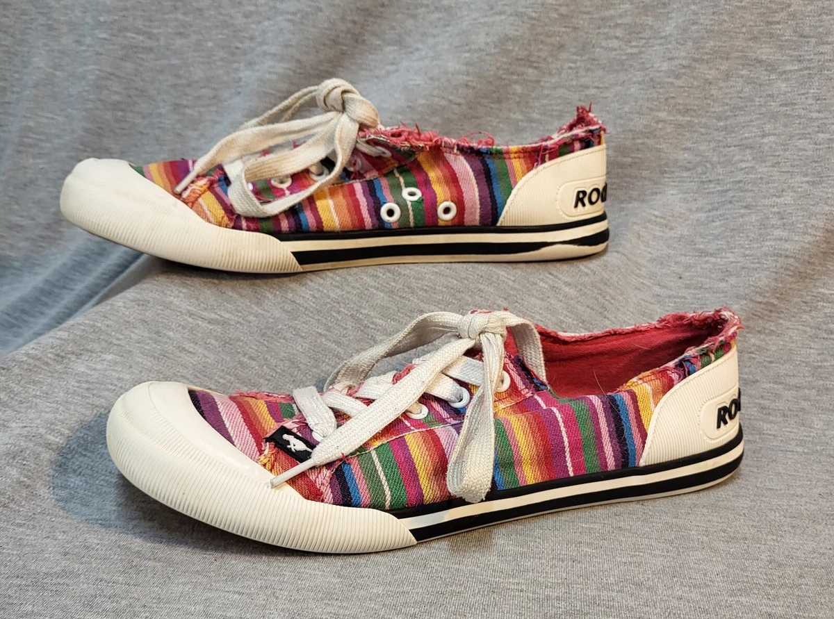 Rocket dog rainbow sneakers hotsell