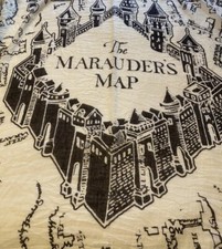Harry Potter Marauder's Map Fashion Scarf  Socks