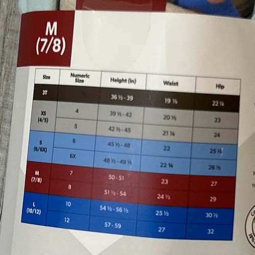 NEW Member's Mark Girls Tagless Full-Elastic Waistband 3 Pack Cartwheel Sz M 7/8 - Picture 10 of 16