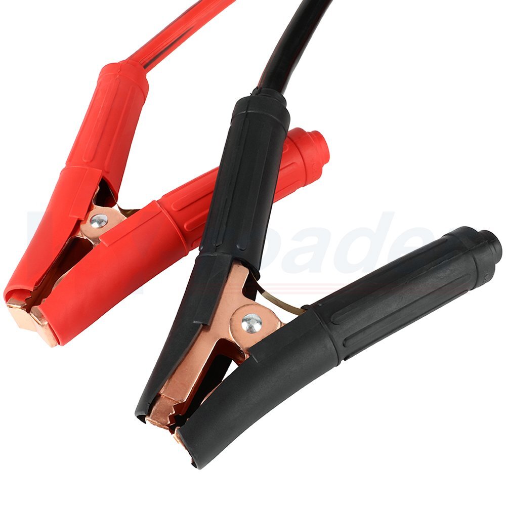 30FT Booster Jumper Cables 1 Gauge 1500A With Quick Connect Plugs For