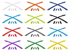 Vonxyz Rubber Ear Socks&Nose Pads for-Oakley Plazma OO9019 Sunglasses-Options