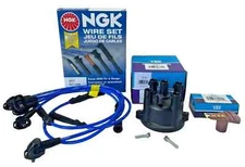 OEM Japan Tune-Up Kit Wires + Cap + Rotor for Toyota Truck 4Runner 2.4L 22RE