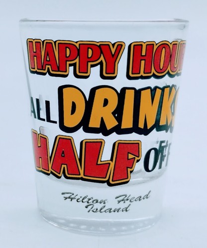 Shot Glasses - Lot of 5 Collectible Vintage Beach Town Glass Shooters - Colorful - Picture 8 of 12