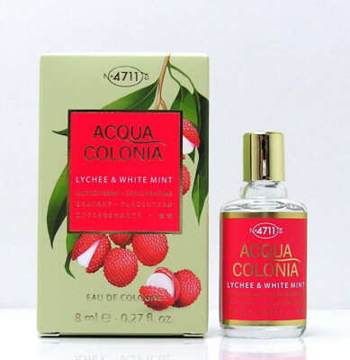 4711 Acqua Colonia Lychee & White Mint 8 ml Cologne Parfum Miniatur