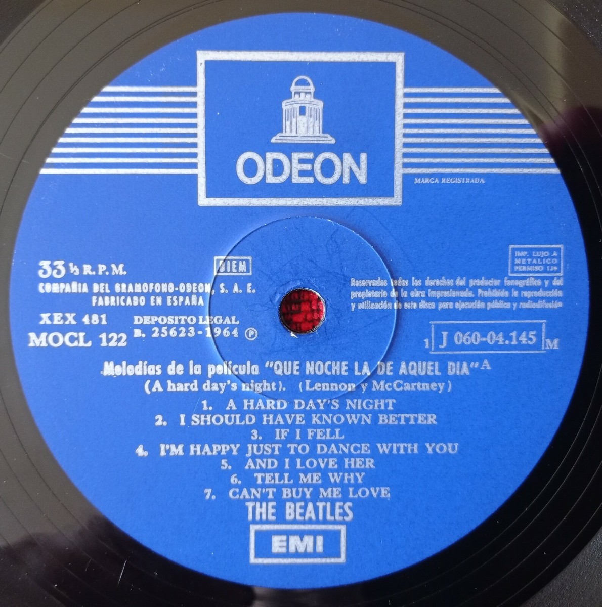 THE BEATLES ** A Hard Day's Night (Que Noche La De Aquel Dia