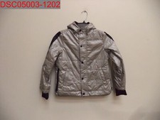 NWT- Sovereign Code Boys Metallic Silver Black Troy Jacket, Size 6, 190930252645