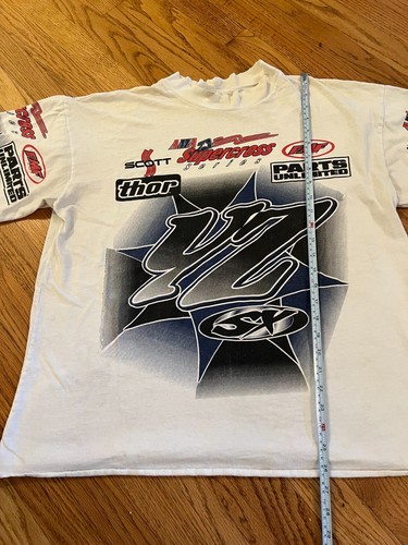 VTG 80s Thor Racing Yamaha YZ Motocross Jersey Shirt Sz XXL AMA Supercross - Picture 11 of 22