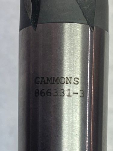 GAMMONS 866331-3 HELICAL MORSE TAPER REAMERS With 4 Morse Taper Shank (J21) - Picture 4 of 5