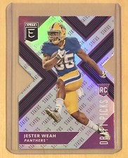 Jester Weah 2018 Elite Draft Picks Status Die Cut 77/99 Pitt Panthers #144