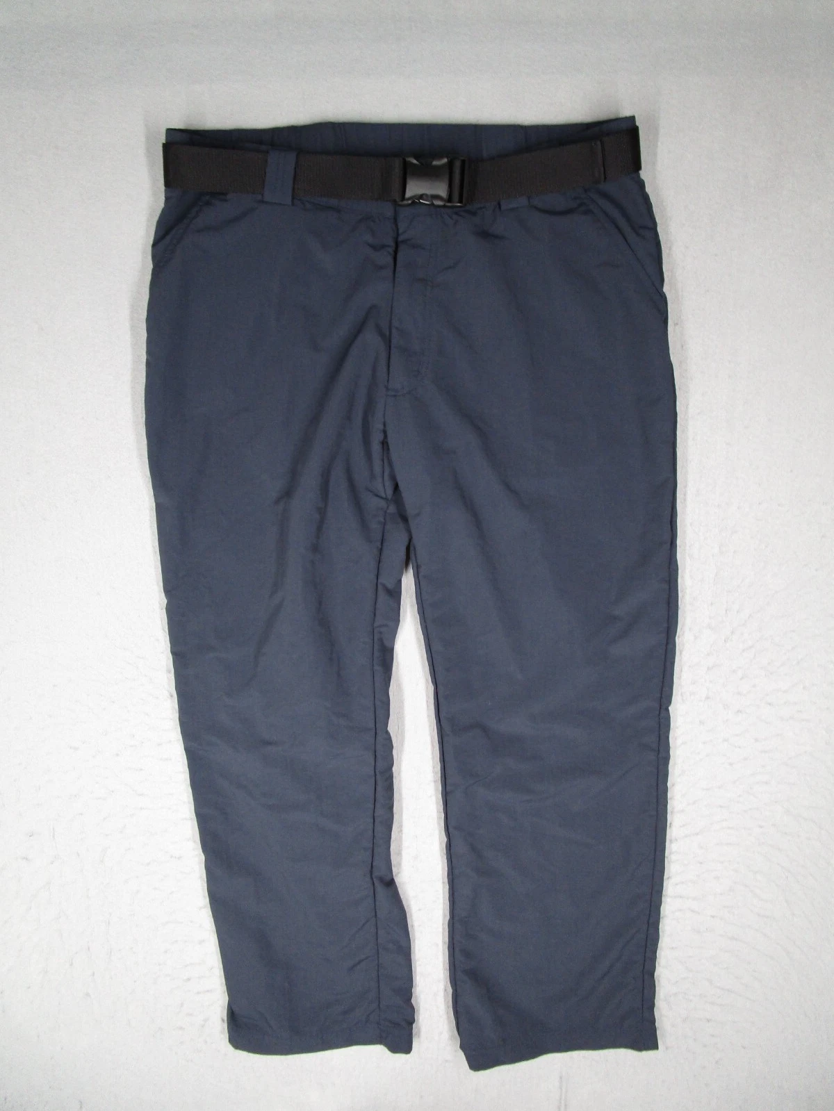Duluth Pants Mens Large Blue Belted Nylon Workwear Hike Camp Utility 33x30*
Opens in a new window or
