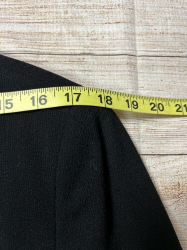 Vintage Burberrys Women's Black 100% Wool Blazer Jacket Size 10 Made in USA - Picture 6 of 11