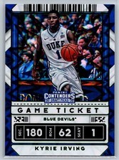 2020 Panini Contenders Draft Picks #11 Kyrie Irving Game Ticket Green Explosion