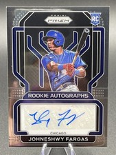 2022 Panini Prizm Baseball Johneshwy Fargas Rookie  Auto #RA-JF