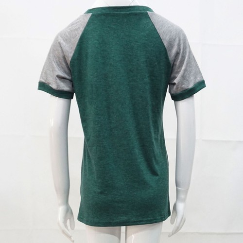 Women Crew Neck Short Sleeve Casual Blouse T-Shirt Summer Loose Tunic Tops Tee - Picture 18 of 37