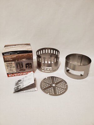 Evernew EBY257 Ultralight Titanium Ti DX Pot Stand Made In Japan New In Box