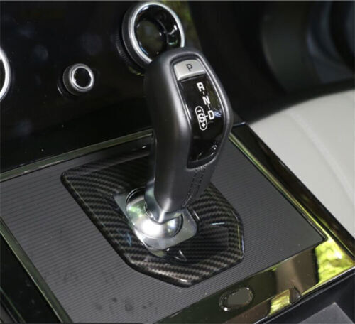 Carbon Fiber ABS Gear Shift Panel Trim For Land Rover Range Rover Evoque 2020-23 - Picture 5 of 11